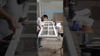 Installation of glazy glass on windows [upl. by Eitac]