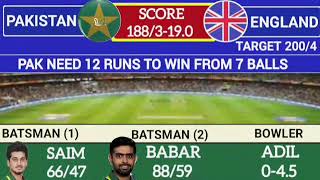 Pakistan vs England 2nd T20 today watch 2024  Pak vs Eng match Score [upl. by Yeliak]