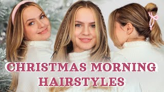 Christmas Morning Hairstyles 2023 Shes back  KayleyMelissa [upl. by Nilam]