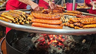 Discover GERMAN Christmas Market FOOD Favorites [upl. by Kienan111]