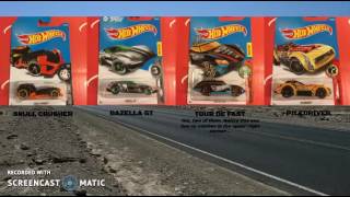 Hot Wheels 2017 J Case Lineup Complete [upl. by Ttehr]