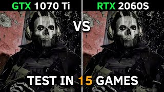 GTX 1070 Ti vs RTX 2060 SUPER  Test In 15 Latest Games  2023 [upl. by Ancelin]