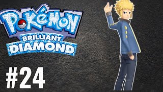 Jornada Pokémon Brilliant Diamond 24 O último Ginásio [upl. by Hamilah334]