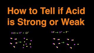 How to Determine if Acid is Strong or Weak Shortcut w Examples and Practice Problems [upl. by Nolyad]