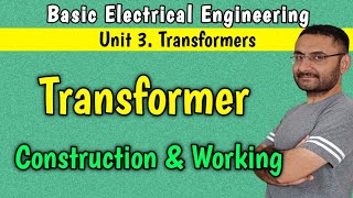 Transformer Construction and Working Step up transformer and Step down Transformer BEE [upl. by Roane388]