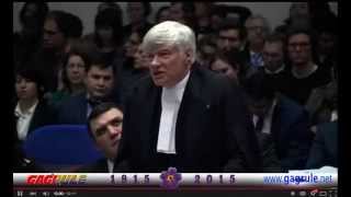 Video Judge Geoffrey Robertson’s speech in ECHR hearing of Perinçek v Switzerland case [upl. by Shirline]