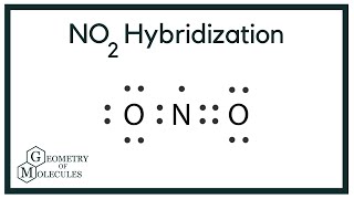 NO2 Hybridization Nitrogen Dioxide [upl. by Notse]