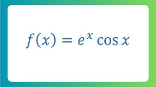 DERIVADA fxex cosx [upl. by Montague]