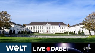 BUNDESPRÄSIDENT FrankWalter Steinmeier ernennt die Minister der ScholzRegierung  WELT Live dabei [upl. by Nnyltak]