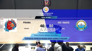 43 National Division 202425 PIRANIA  SSS1 BC BASCO feminin Tur 3 Etapa 1 03112024 [upl. by Ahen702]