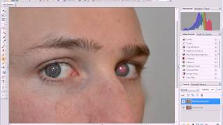 Serif PhotoPlus X6 Tutorial  Red Eye Removal [upl. by Blount]