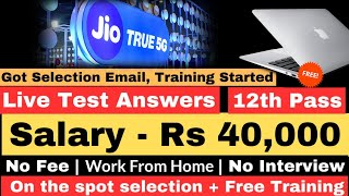 Permanent Work From Home Job For Freshers Students  No Investment  Direct Selection [upl. by Gean272]