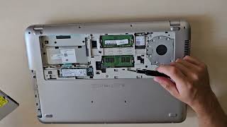 HP ProBook 450 G4 complete disassembly and cleaning  replacing thermal paste [upl. by Eaj]