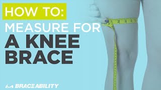 How to Measure Your Knee for Knee Sleeves and Braces [upl. by Sachiko]