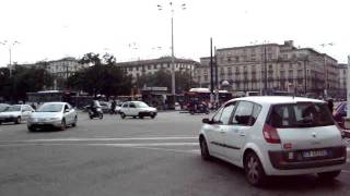 Traffico in Piazza Garibaldi Napoli [upl. by Ahras123]