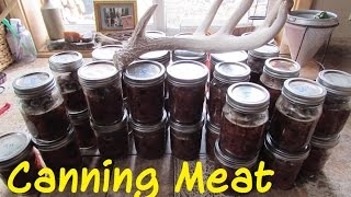 Canning Meat Raw Pack Method [upl. by Bucky]