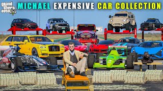 GTA 5  MICHAEL PRESIDENTS SPECIAL CAR COLLECTION  BB GAMING [upl. by Okeim]