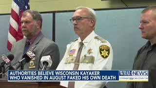 Authorities believe Wisconsin kayaker who vanished in August faked his own death [upl. by Deelaw]