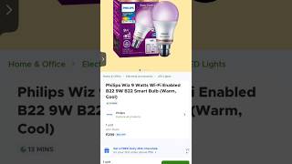 💥Philips 9 Watts WiFi Smart Bulb💥 [upl. by Haran]