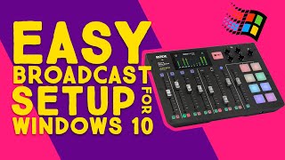Setup Rodecaster Pro for Radio Broadcasting  Rodecaster Pro Windows 10 Setup [upl. by Lananna]