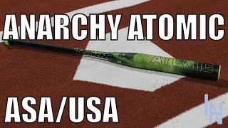 2024 ANARCHY ATOMIC USAASA Slowpitch Softball Bat Review  LNH [upl. by Legna221]