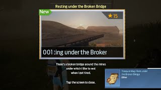 Koller Mines Treasure Map Rest under the Broken Bridge  Garena Undawn [upl. by Ranique]