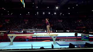 TAN ING Yueh MAS  2019 Artistic Worlds Stuttgart GER  Qualifications Balance Beam [upl. by Kilan]