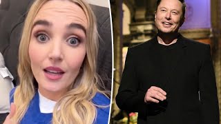 Chloe Fineman Elon Musk TikTok Video [upl. by Hpsoj]