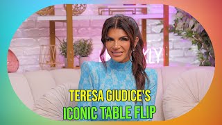 Teresa Giudice Reflects on the Iconic Table Flip Moment in RHONJ History [upl. by Nylarad]