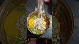 Oats omlet shortvideo cooking food shorts [upl. by Ahsenev577]