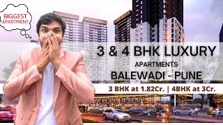 4BHK Premium Apartments at Baner Balewadi  Near High Street  Tall Towers with all Amenities [upl. by Annavas]