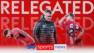 Sheffield United relegated from the Premier League after being thrashed at Newcastle [upl. by Leaper942]