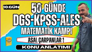 Asal Çarpanlar 1  KPSSDGSALES Matematik  50 Günde KPSSDGSALES Matematik Kampı [upl. by Schuler75]