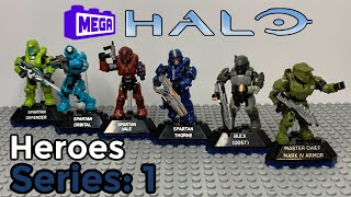 EVERY Mega Construx Halo Hero  SERIES 1 [upl. by Naiditch]