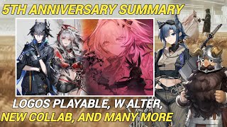 Arknights CN 5th Anniversary Livestream Summary [upl. by Jason344]