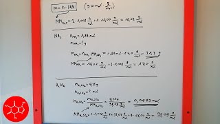 Relazione tra mole quantità chimica di sostanza massa massa molare m  n ∙ MM lezione chimica [upl. by Natsirhc868]