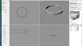 A simple band ring using Rhino 3d for mac [upl. by Ran]