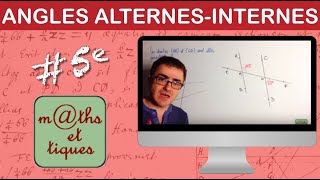 Utiliser les angles alternesinternes  Cinquième [upl. by Eidnim]