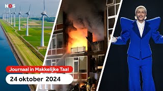 Nederland haalt klimaatdoel niet flatbrand in Ede Joost Klein gaat niet naar het Songfestival [upl. by Ravahs]