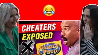 BRITISH FAMILY REACTS  Family Feud  Cheaters Exposed [upl. by Benisch]