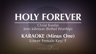 Holy Forever  Karaoke Lower Key [upl. by Adnir924]