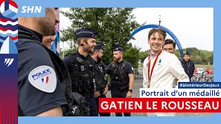 Médaille pour Gatien Le Rousseau   àlintérieurDesJeux [upl. by Dalston]