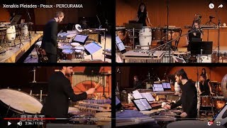 Xenakis  Peaux  PERCURAMA [upl. by Lak]