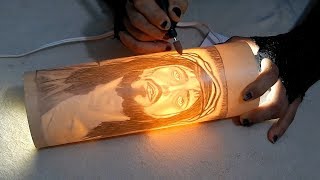 Aprenda fazer uma luminária de pvc Cristo [upl. by Divadnoj]