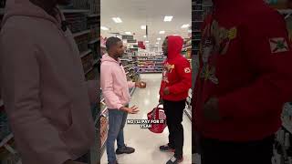 Buying groceries for strangers comedyvideo funny streetinterview prank pranks [upl. by Cirdla]