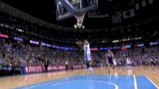 dahntay jones fastbreak windmill dunklakers vs nuggets game 4 2009 playoffs [upl. by Irvin]