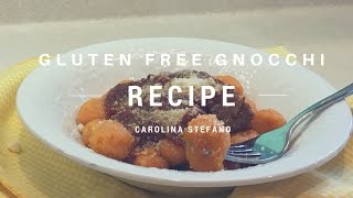 Gluten free Sweet Potato Gnocchi  RECEITA NHOQUE BATATA DOCE [upl. by Oirramed]