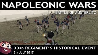 Mount amp BladeNapoleonic Wars  33rd Regiments Historical Event  The Battle of Austerlitz [upl. by Danialah818]