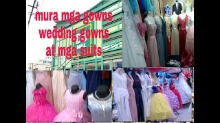 DRAGON 8 MALL SA DIVISORIA MURANG GOWNS WEDDING GOWNS [upl. by Georgy866]