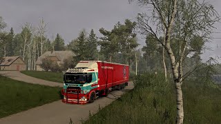 ETS2 146  Late Autumn drive from Tartu to Velikiye Luki  Scania R440 [upl. by Riancho873]